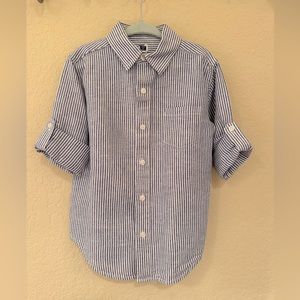 Janie and Jack Striped Button Down